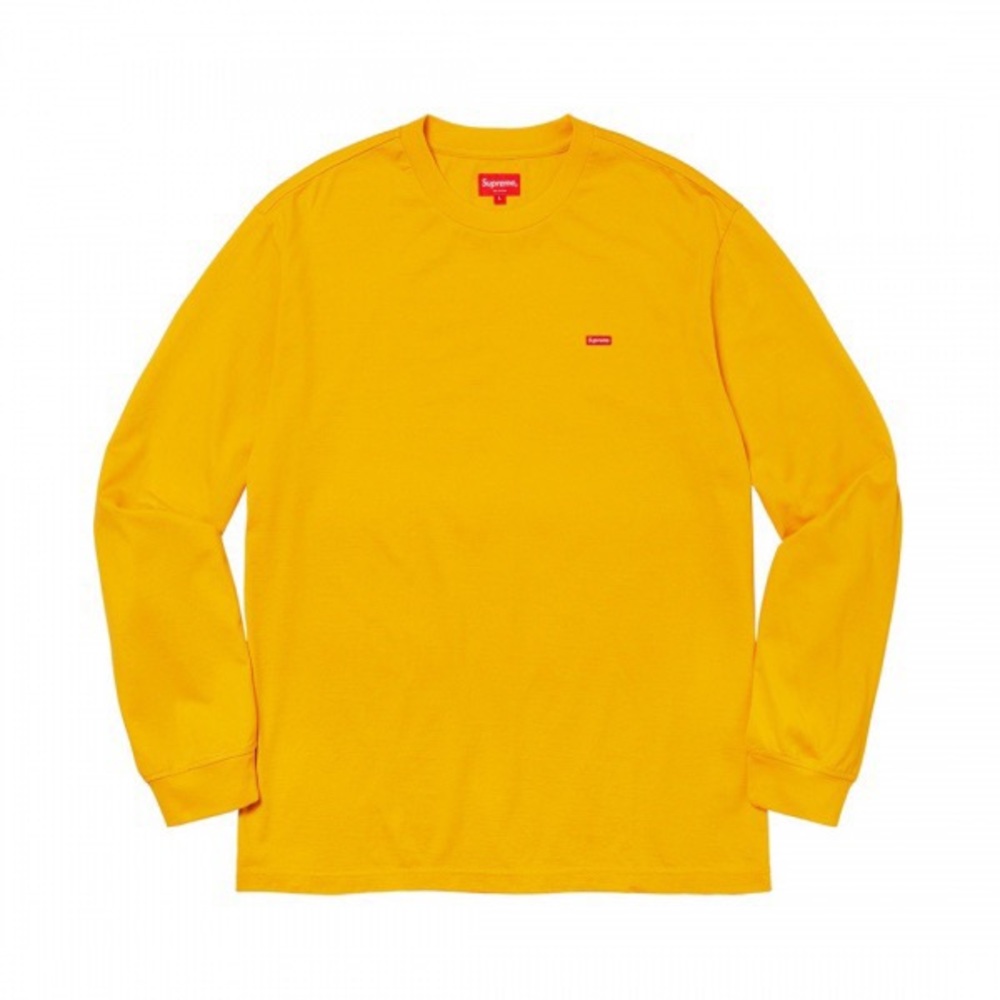 Supreme Small Box Long Sleeve Tee Gold